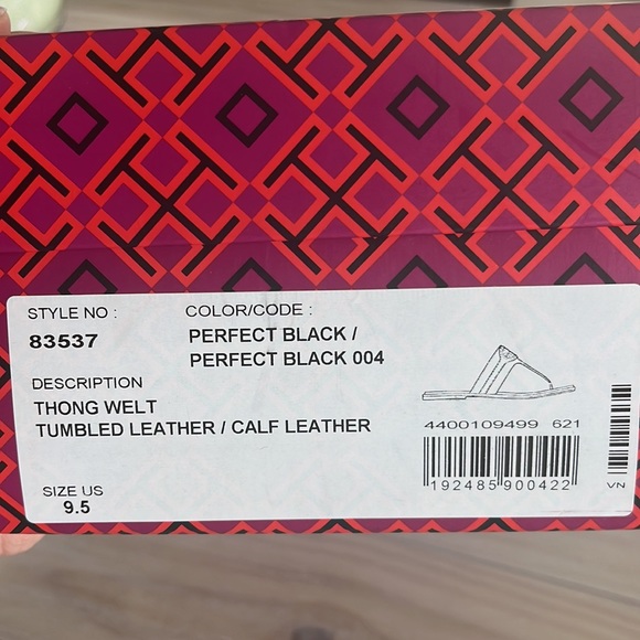 Tory Burch leather sandals worn once inside - Picture 5 of 5